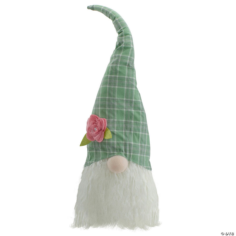 20" Green Easter Gnome Table Top Decor Image