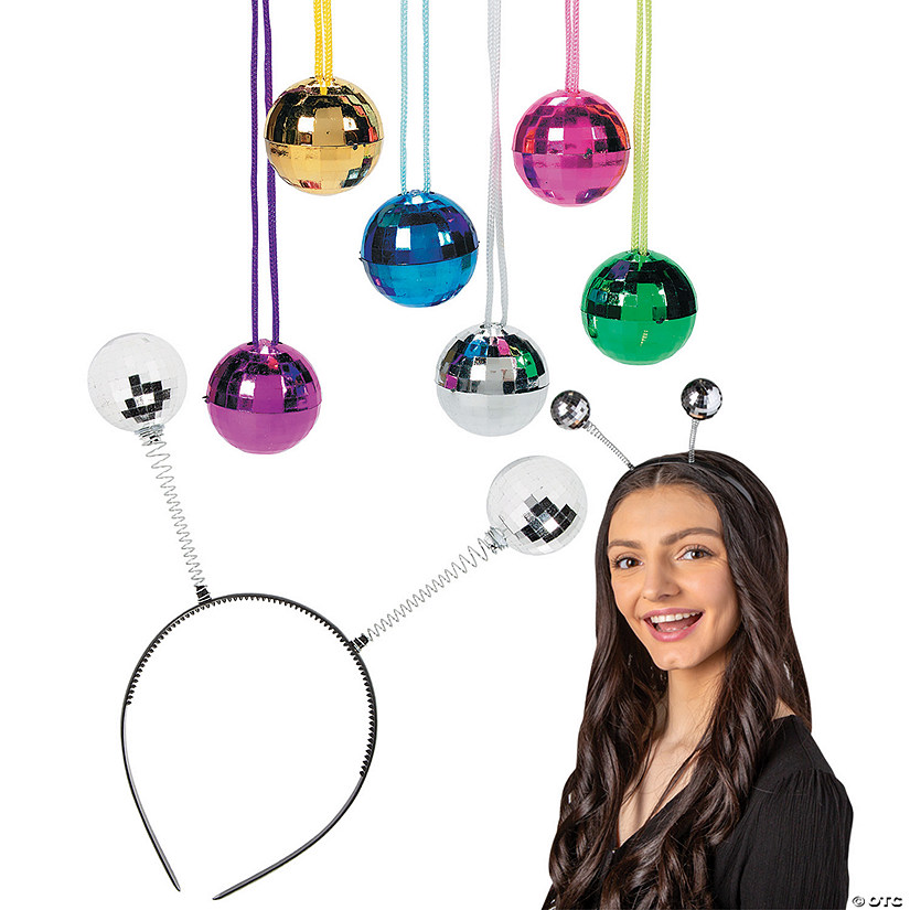 24 Pc. Disco Ball Party Accessories Kit for 12 Image