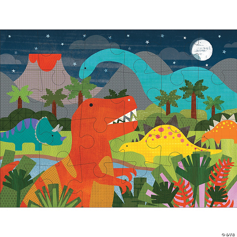 24-piece Floor Puzzle: Dinosaur Kingdom Image