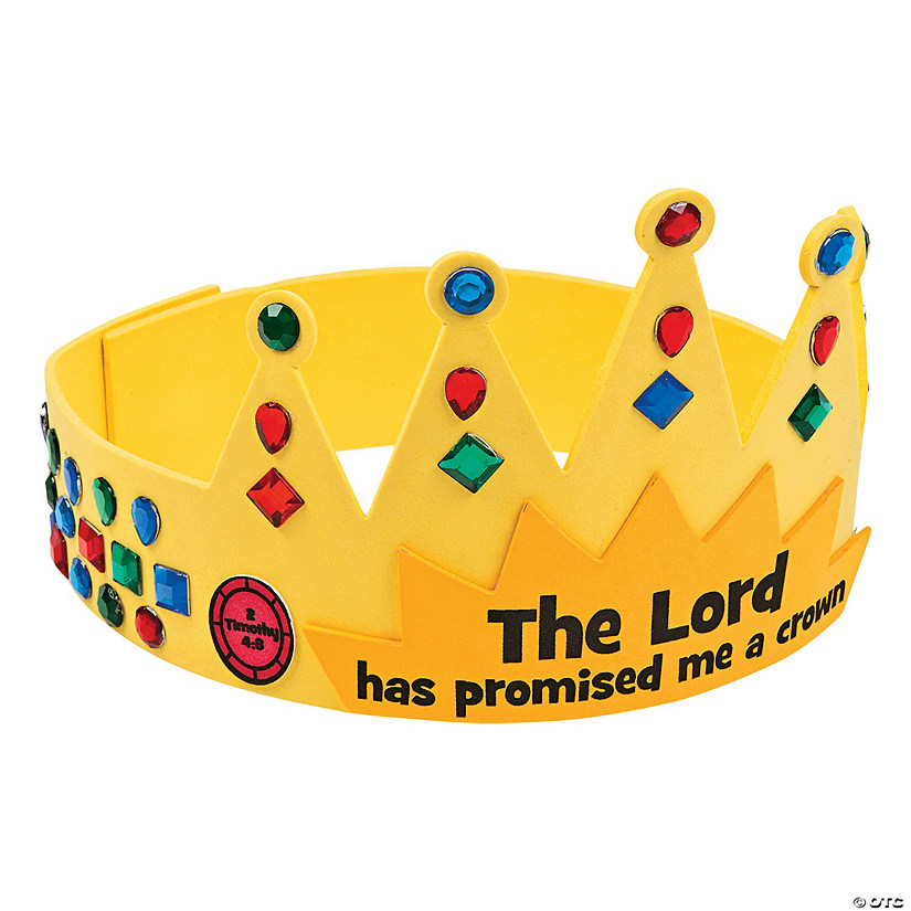 24" x 5 1/2" God Has Promised Me a Crown Craft Kit - Makes 12 Image
