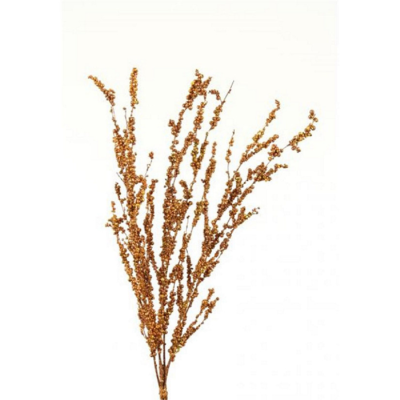 26 in. Glitter Berry Bamboo for BDLX6 Bronze & Copper - Pack of 6 Image