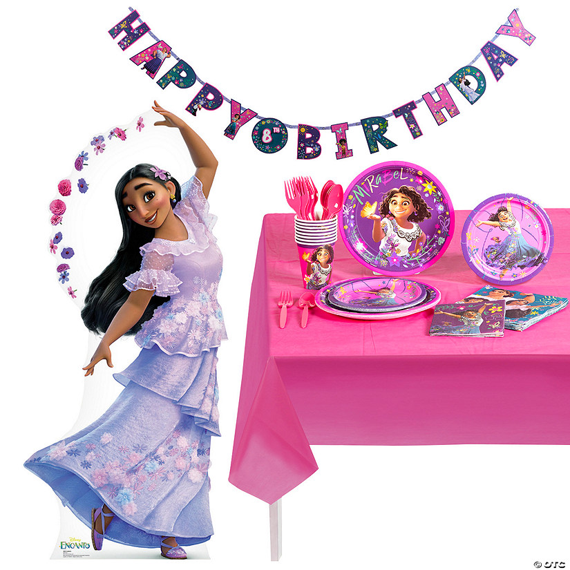 269 Pc. Disney&#8217;s Encanto Isabela Party Kit for 8 Guests Image