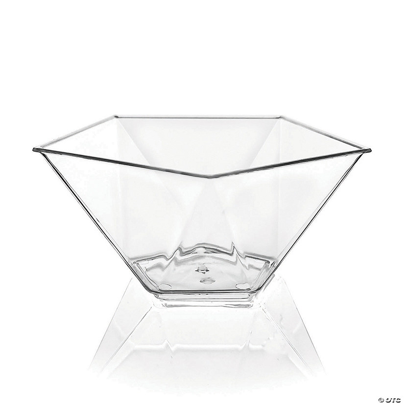 3.5 oz. Clear Star Pentagon Disposable Plastic Dessert Cups (168 Cups) Image