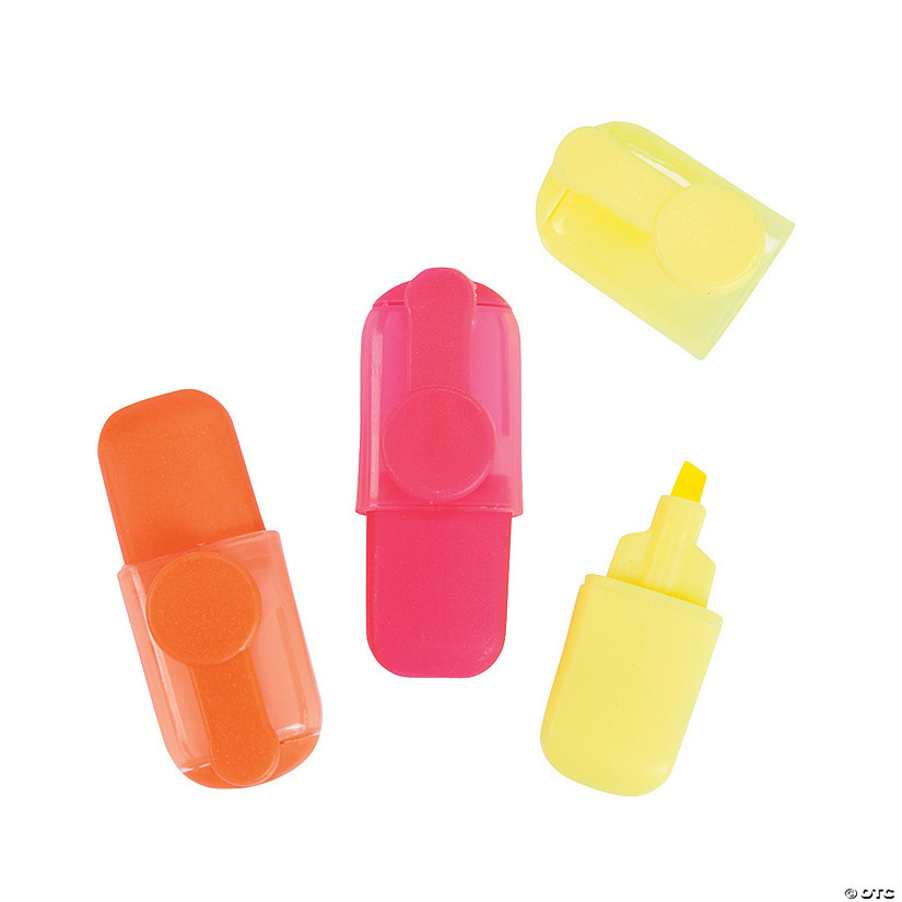 3-Color Highlighter Markers - 12 Pc. Image
