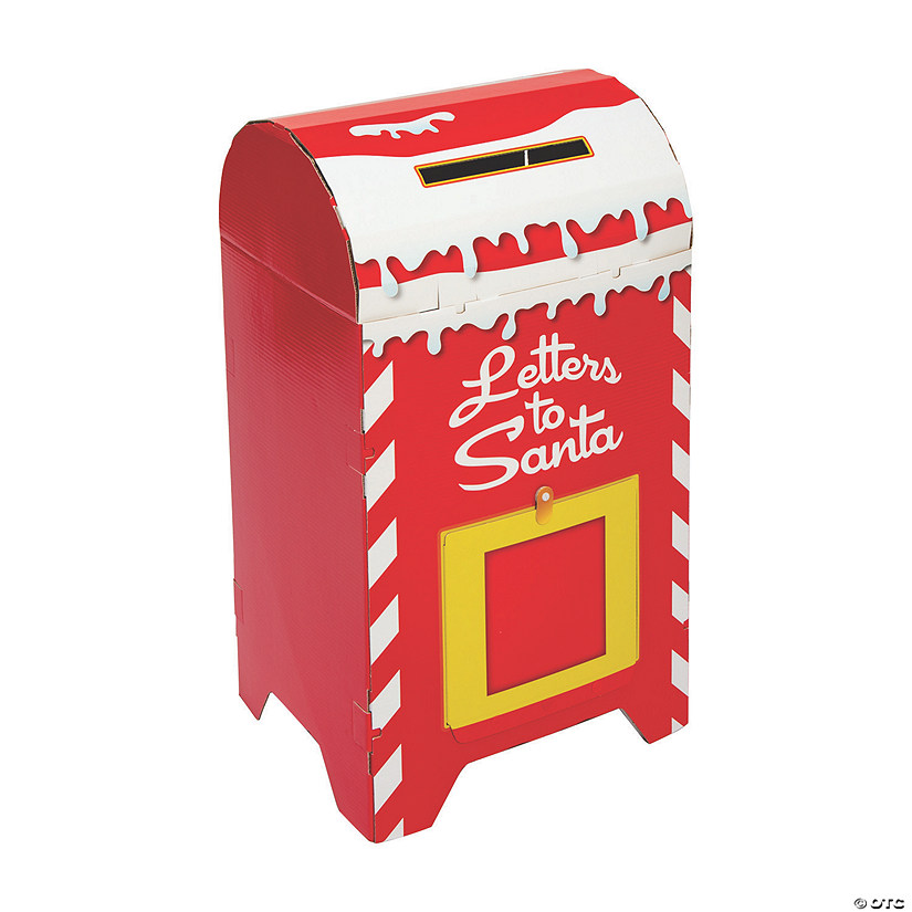 3 Ft. 3D Letters to Santa Cardboard Mailbox Image
