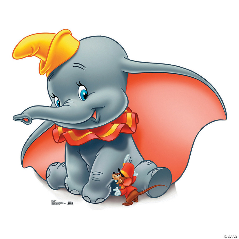3 Ft. Disney's Dumbo Life-Size Cardboard Cutout Stand-Up Image