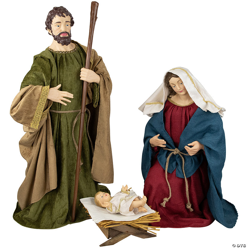 3-Piece Holy Family Nativity Christmas Figurine Set - 36" Image