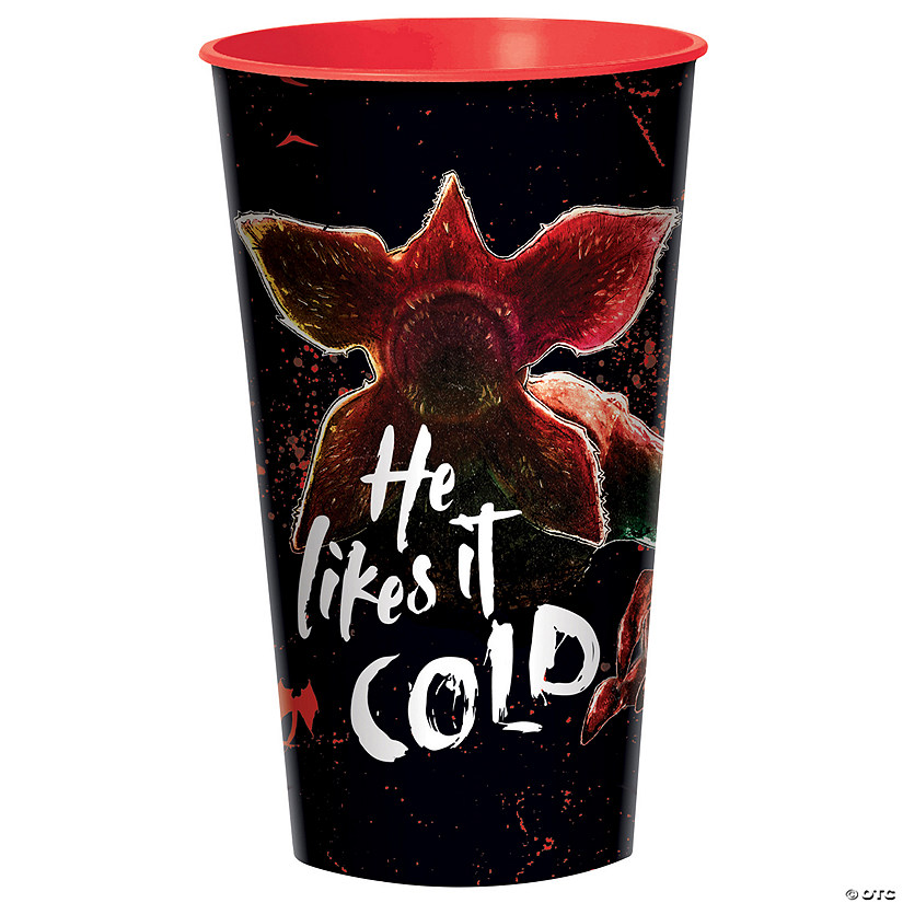 32 oz. Stranger Things&#8482; The Upside Down Reusable Plastic Cup Image