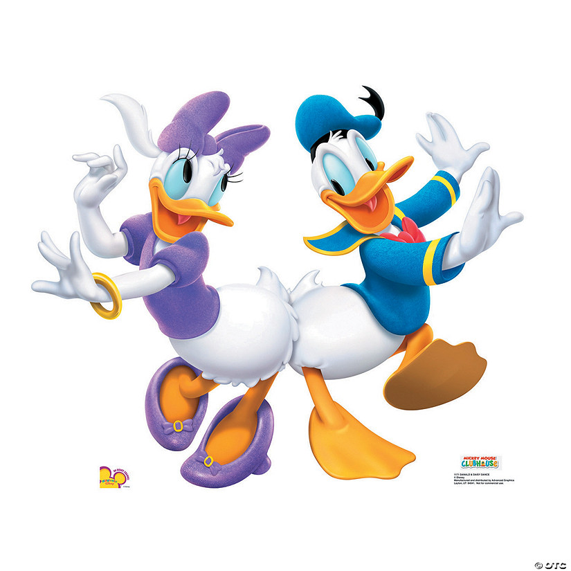 33" Disney's Donald Duck & Daisy Duck Life-Size Cardboard Cutout Stand-Up Image