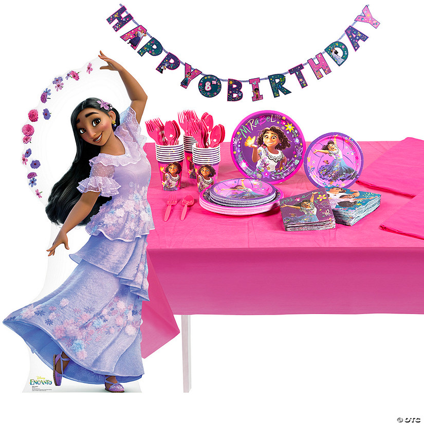 351 Pc. Disney&#8217;s Encanto Isabela Party Kit for 24 Guests Image