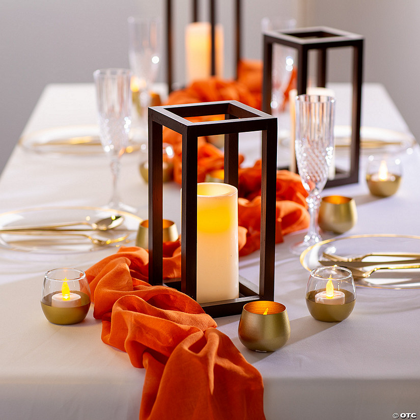 36 Pc. Fall Burnt Orange Centerpiece Kit for 6 Tables Image