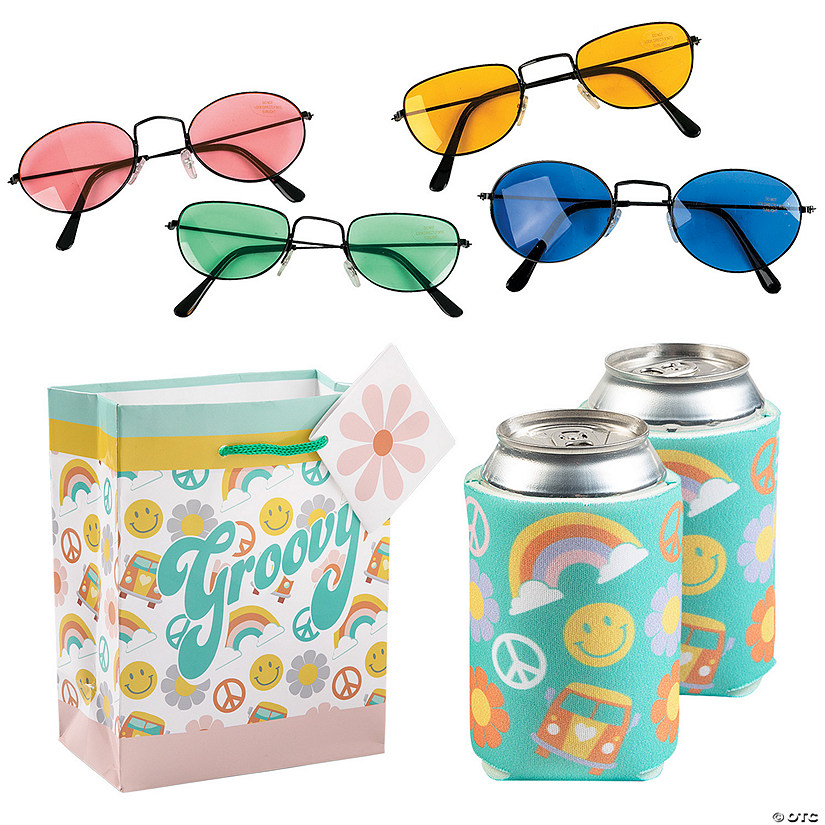 36 Pc. Groovy Party Favors Gift Kit for 12 Image