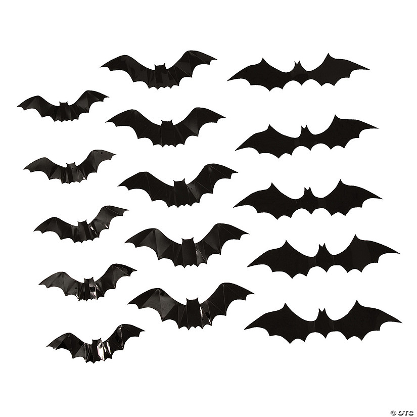 3D Bats w/Stickers - 15 pcs Image