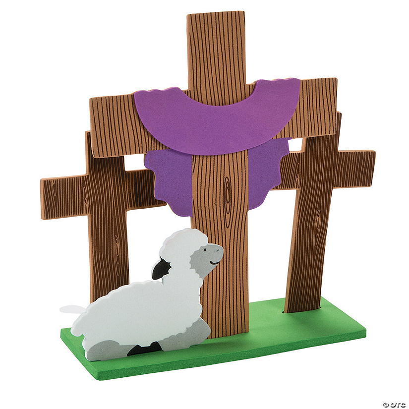3D Cross Stand-Up Craft Kit Image