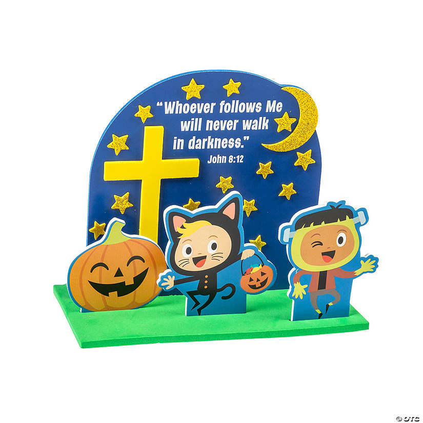 3D Halloween Stand-Up Little Boolievers Craft Kit - Makes 12 Image