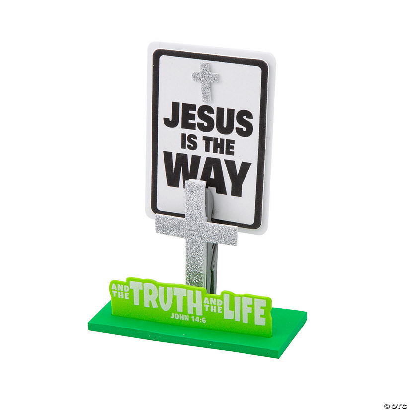 3D Jesus is the Way Craft Kit - Makes 12 Image
