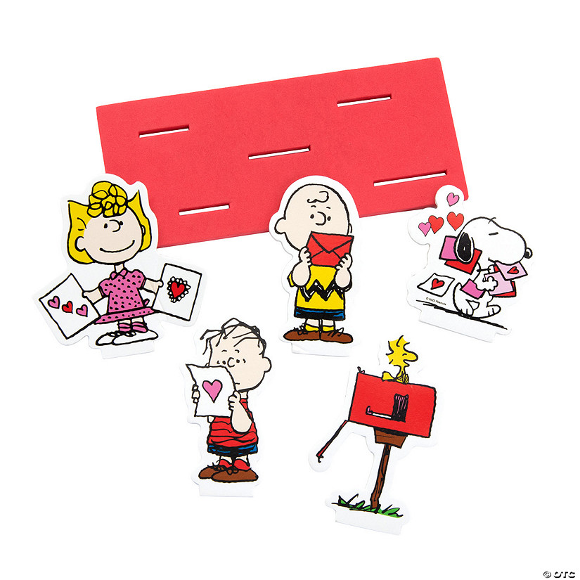 3D Peanuts<sup>&#174;</sup> Valentine Mail Delivery Craft Kit &#8211; Makes 12 Image