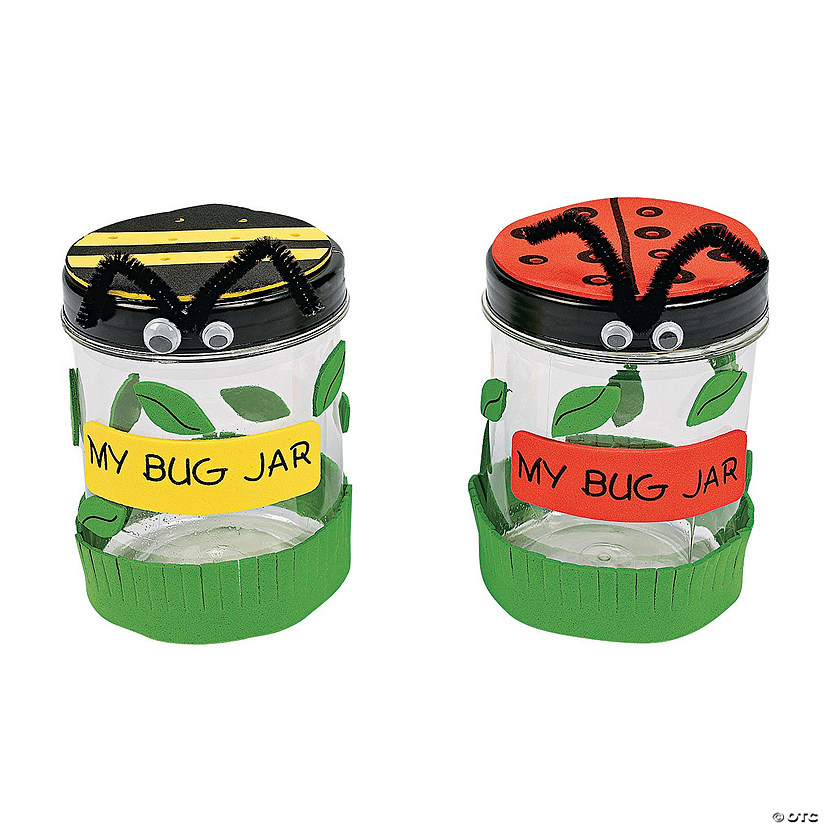 4 1/2" Make Your Own Plastic My Bug Jar Craft Kit - Makes 12 Image