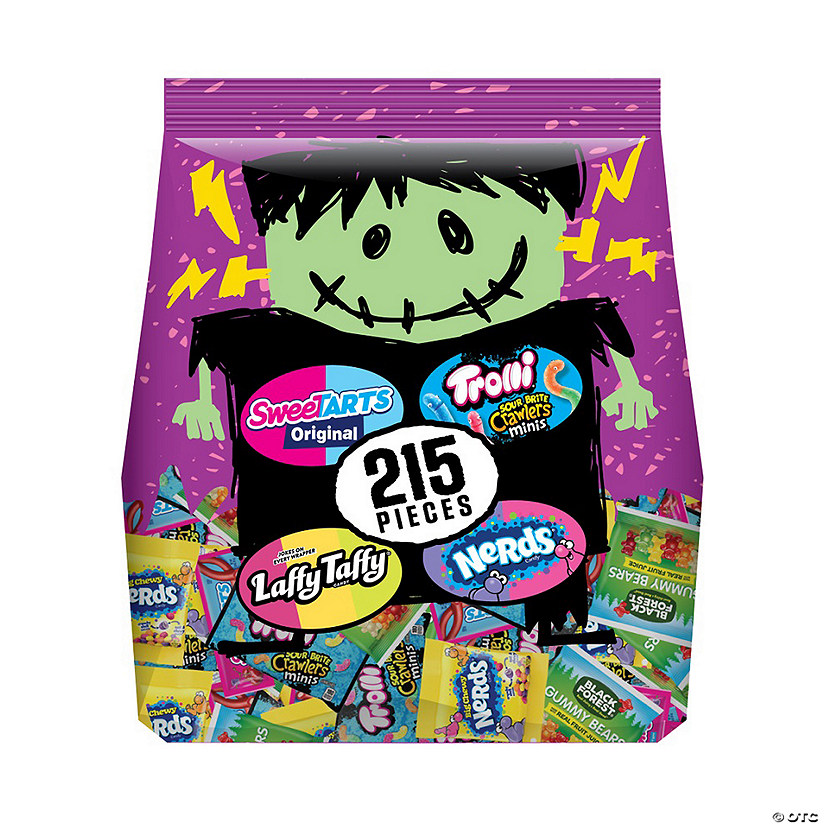 4.6 lbs.  Bulk 215 Pc. Franken Favorites Halloween Candy Mix Image