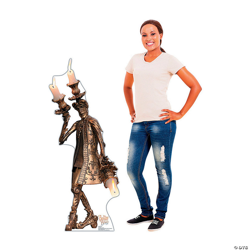 4 Ft. Disney's Beauty & the Beast Lumi&#232;re Life-Size Cardboard Cutout Stand-Up Image