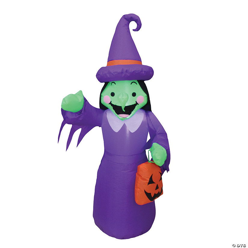 4' Inflatable Witch Image