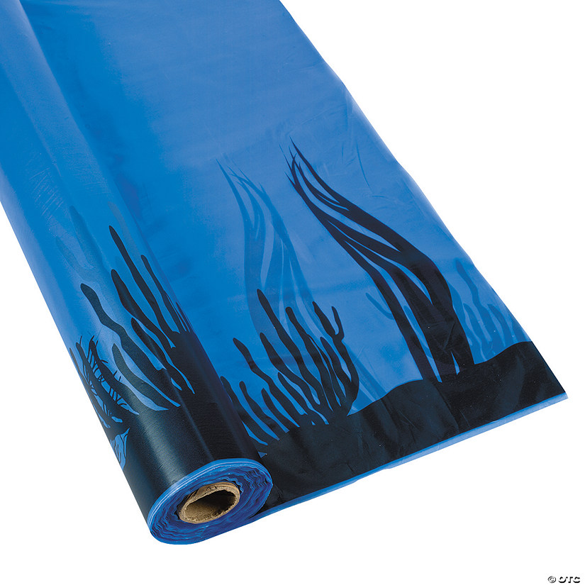 40" x 100 ft. Under the Sea Plastic Tablecloth Roll Image