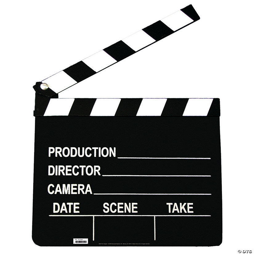 42" Film Clapper Cardboard Cutout Stand-Up Image