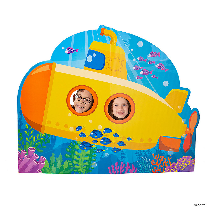 42" Under the Sea VBS Submarine Cardboard Cutout Stand-In Stand-Up Image