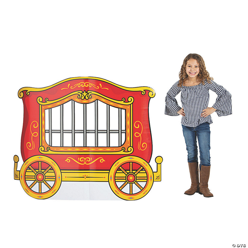 45" Carnival Cage Cardboard Cutout Stand-Up Image