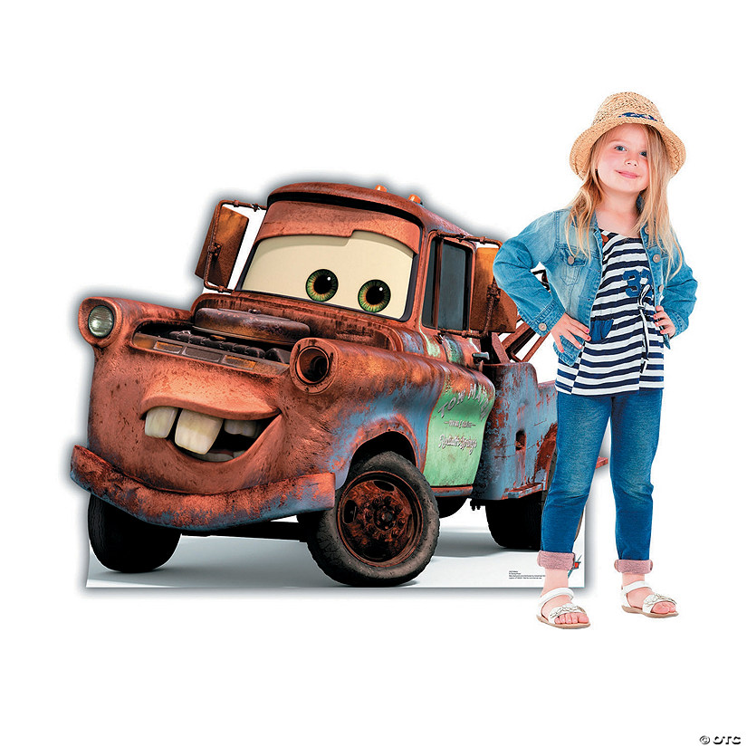 45" Disney Pixar's Cars 3 Mater Life-Size Cardboard Cutout Stand-Up Image