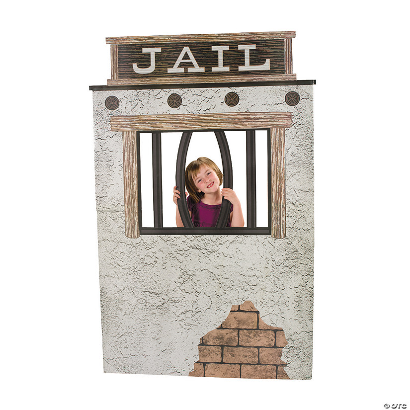 45" x 6 Ft. Western Jail Cell Cardboard Cutout Stand-In Stand-Up Image