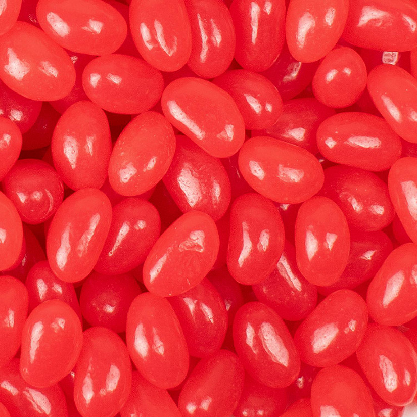 450 Pcs Red Candy Jelly Beans - Cherry (1lb) Image