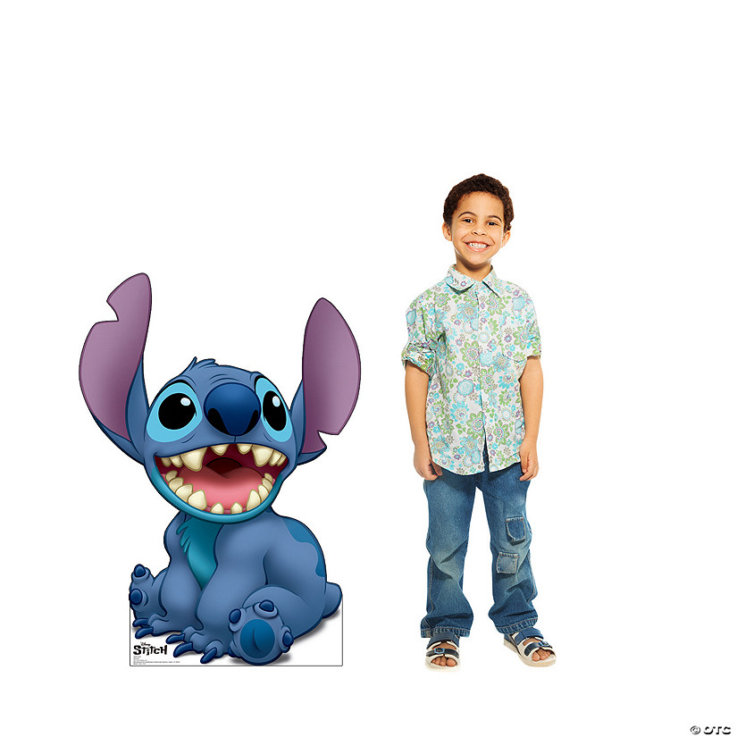 46" Disney&#8217;s Lilo & Stitch&#8482; Stitch Life-Size Cardboard Cutout Stand-Up Image
