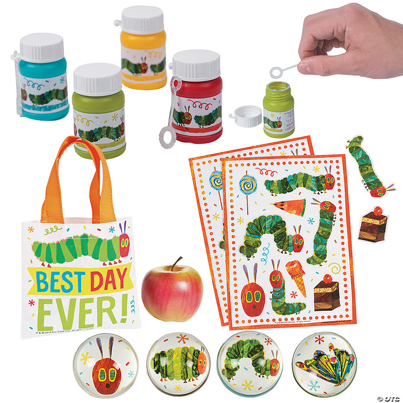 48 Pc. World of Eric Carle The Very Hungry Caterpillar&#8482; Party Favor Bag Kit for 12 Image