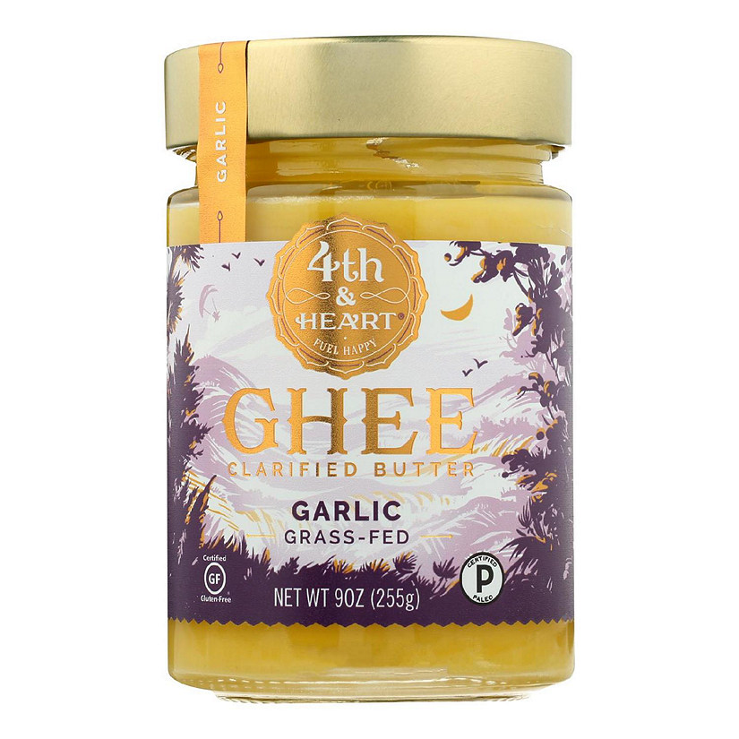 4th and Heart - Ghee - Garlic - Case of 6 - 9 oz Image