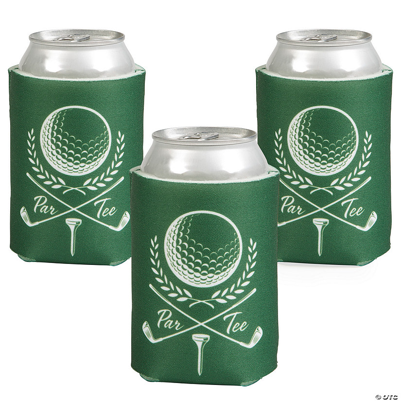 5 1/4" Golf Party Can Coolers - 12 Pc. Image