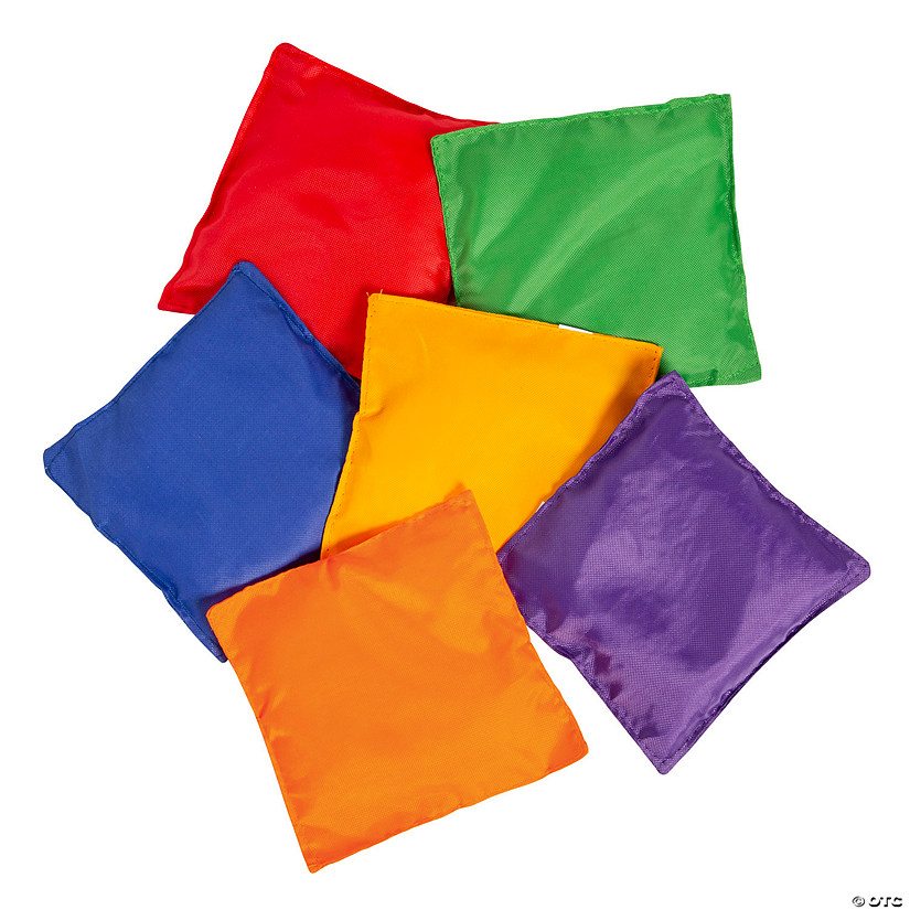 5" Colorful Bean Bags - 6 Pc. Image