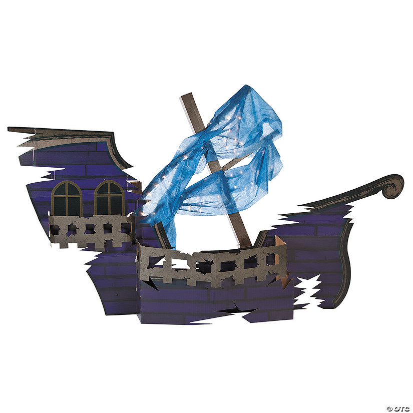 5 Ft. 8" 3D Sunken Ship Cardboard Cutout Stand-Up Image