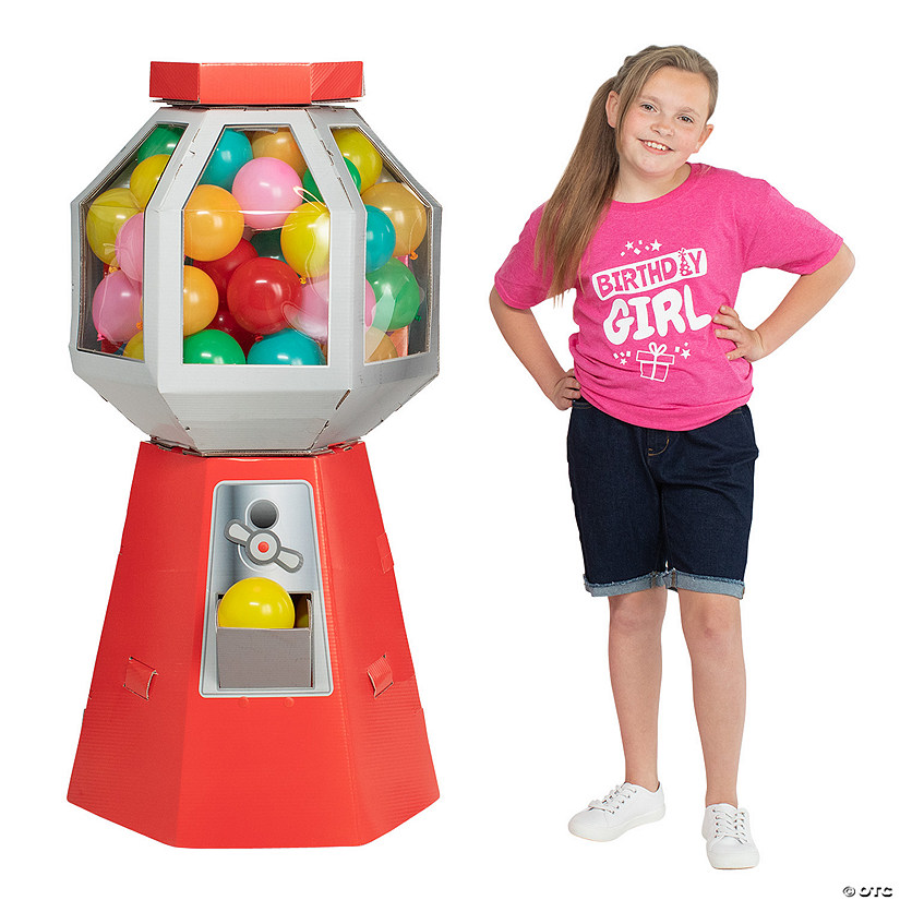 51" 3D Gumball Machine Cardboard Stand-Up Image