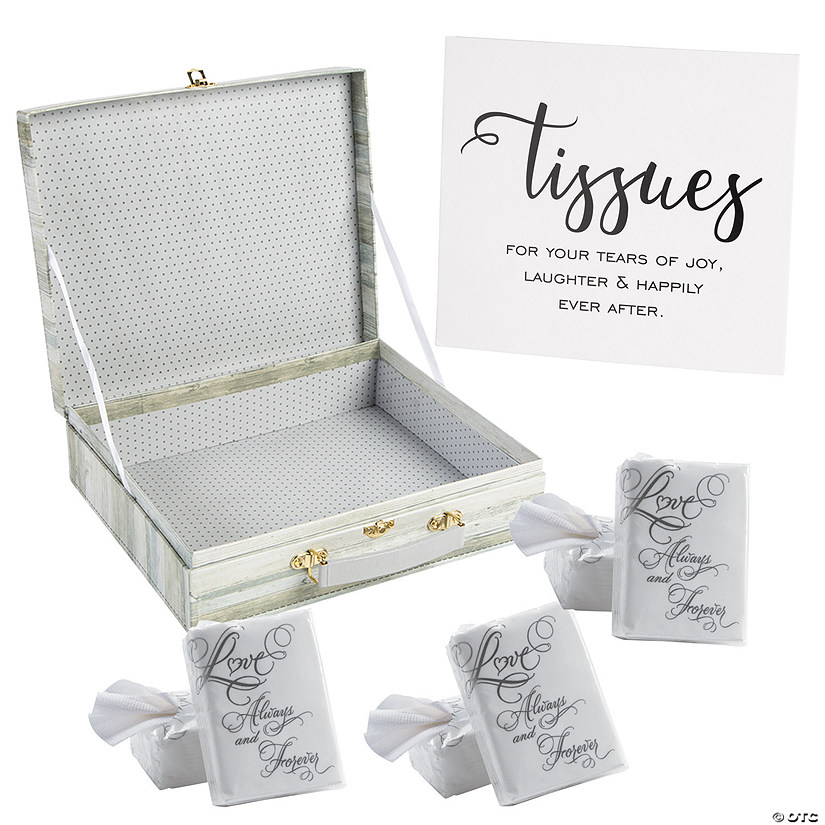 52 Pc. Wedding Tissues Kit for 50 Guests Image