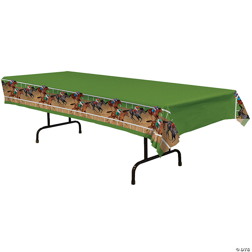 54" x 108" Horse Racing Table Cover Image