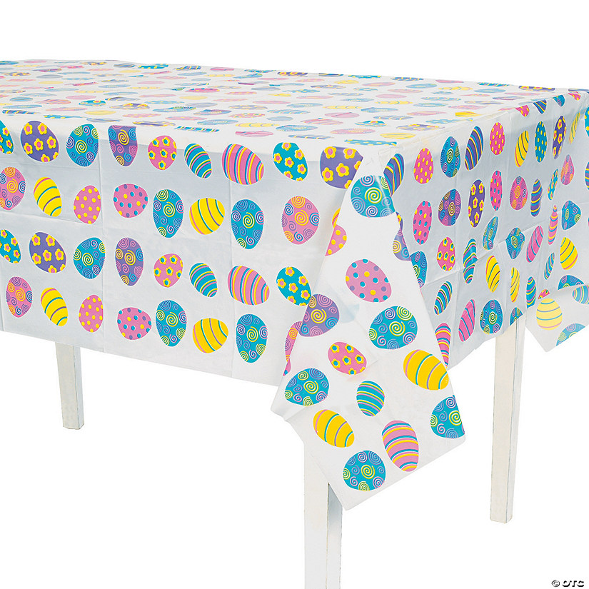 54" x 72" Easter Plastic Tablecloth Image