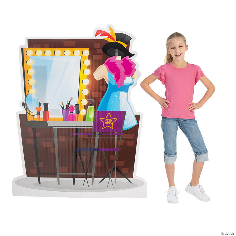58" Studio VBS Backstage Dressing Room Cardboard Cutout Stand-Up Image