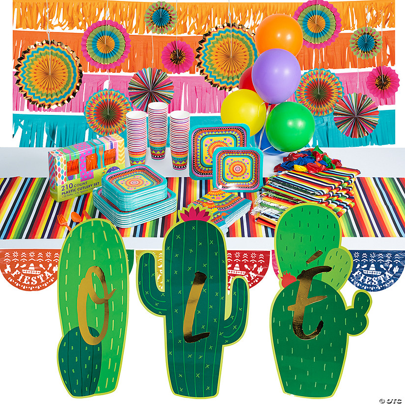586 Pc. Ultimate Fiesta Party Kit for 50 Image