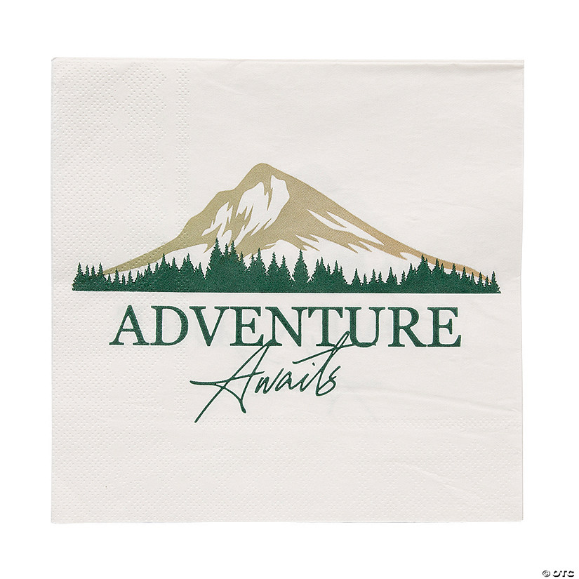 6 1/2" Adventure Awaits Party Paper Luncheon Napkins - 16 Ct. Image