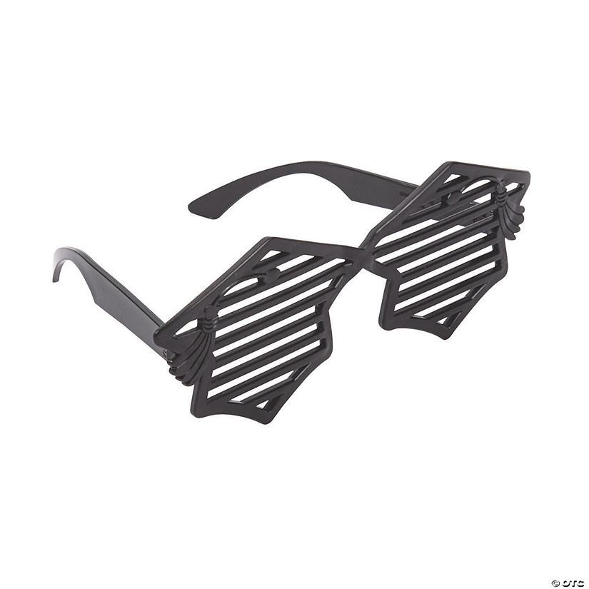 6 1/2" x 5" Graduation Cap Plastic Novelty Shutter Glasses - 12 Pc. Image