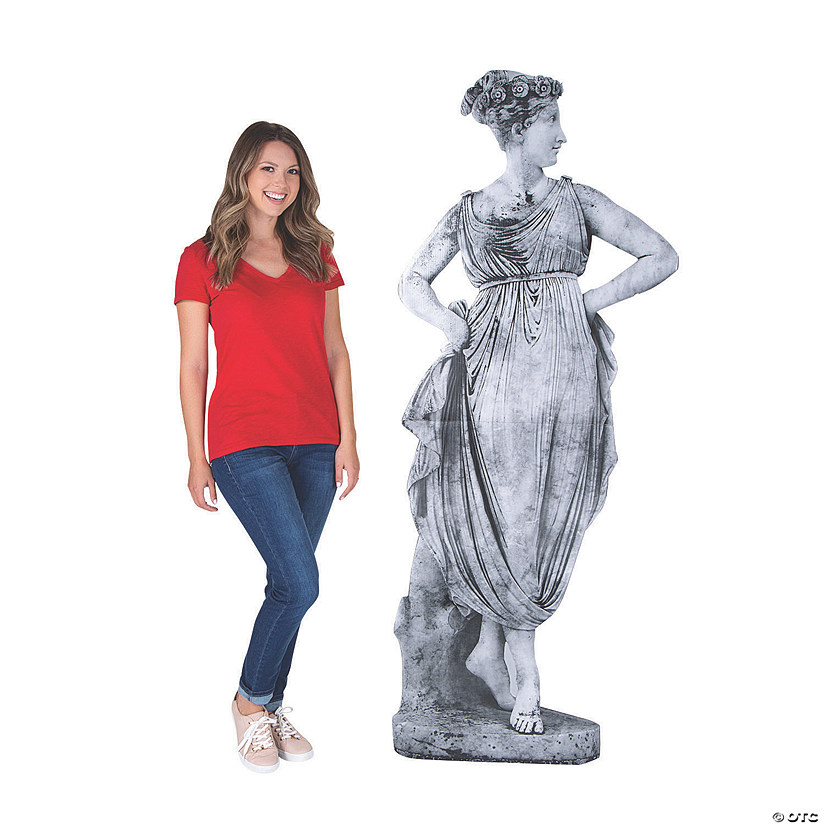 6 Ft. Ancient Greek Goddess Garden Statue Cardboard Cutout Stand-Up Image