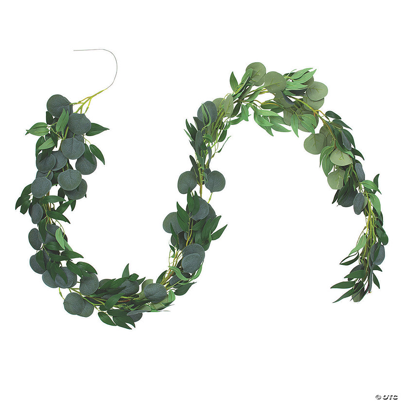 6 ft. Faux Mixed Greenery Garland Image