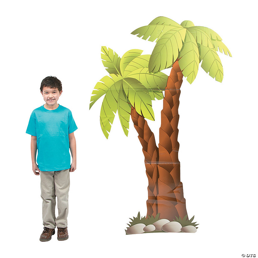 6 Ft. Palm Trees Cardboard Cutout Stand-up Image