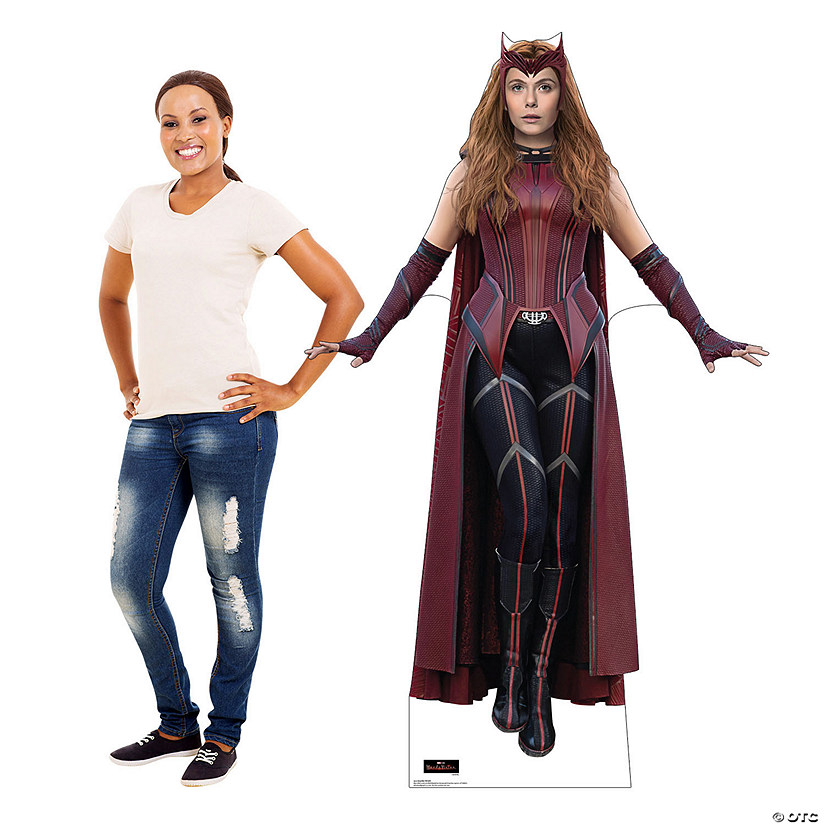 6 Ft. WandaVision Scarlet Witch Life-Size Cardboard Cutout Stand-Up Image